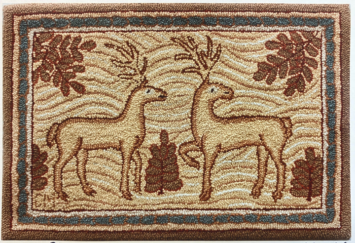 Two Elk 24" x 36" (61 x 91.4cm)