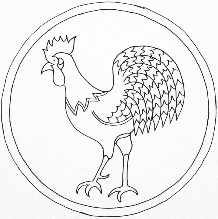 Dominique Rooster 14" (35.6cm)