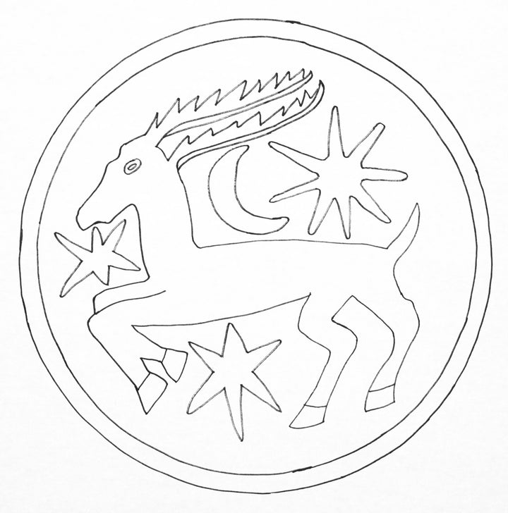 Reindeer 14" (35.6 x 35.6cm)