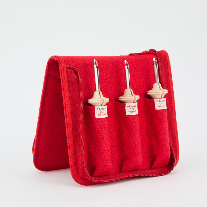 Natural Wood Regular Point Oxford Punch Needle Complete Set