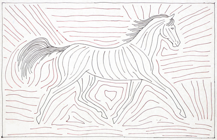 Small Horse 25" x 37" (63.5 × 94cm)