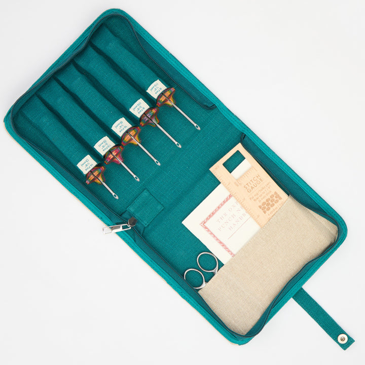 Oxford punch needles Fine point Symfonie Wood set in zippered case