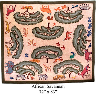 African Savannah 72" x 83"