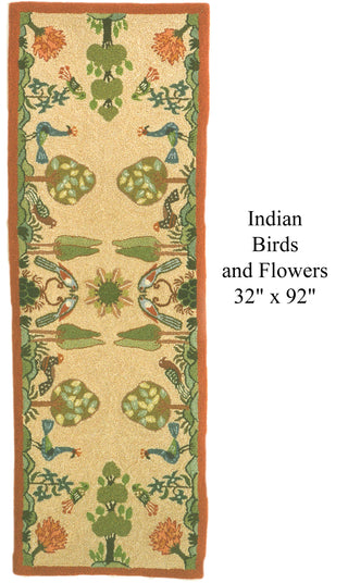Indian Birds and Flowers 32" x 92"