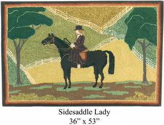 Sidesaddle Lady 36" x 53"