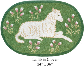 Lamb in Clover 24" x 36"
