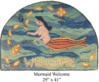Mermaid Welcome 29" x 41"