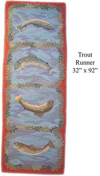 Trout Runner 32" x 92"