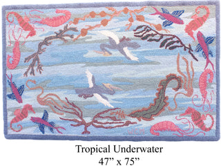 Tropical Underwater 47" x 75"