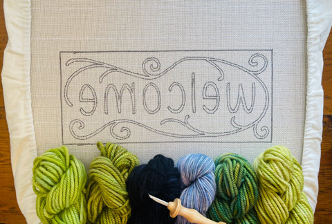 Color Planning Our Welcome Mats