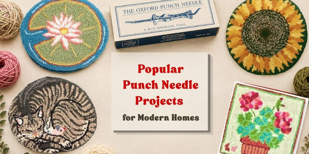 Most Popular Punch Needle Projects for Modern Homes