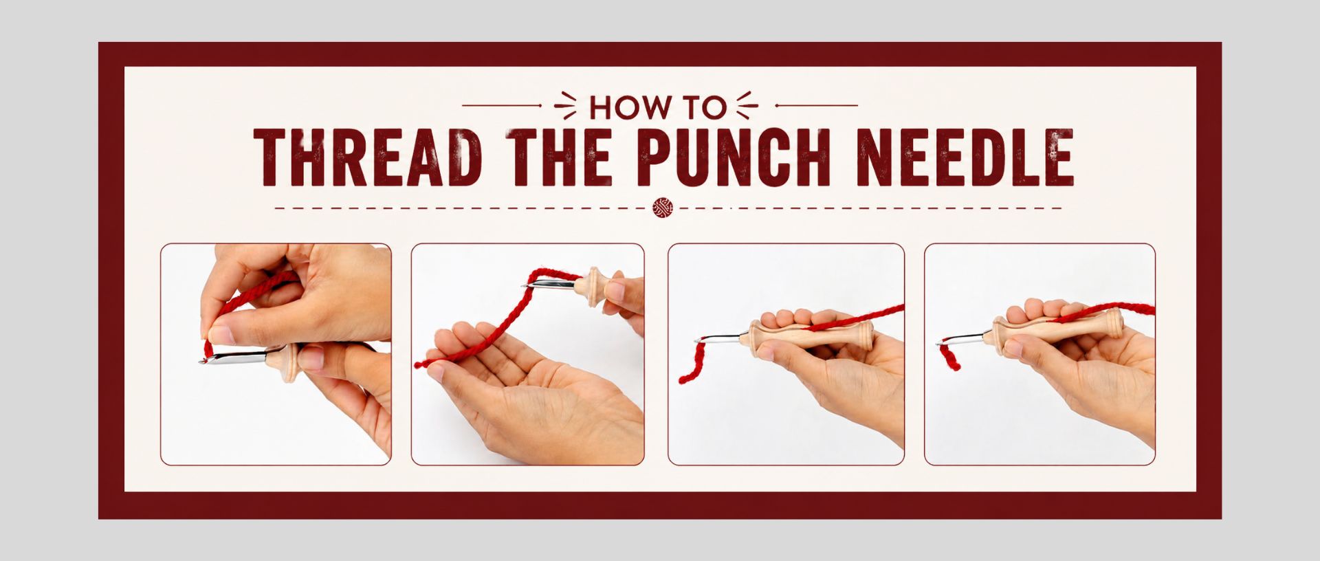 How to Thread Your Oxford Punch Needle