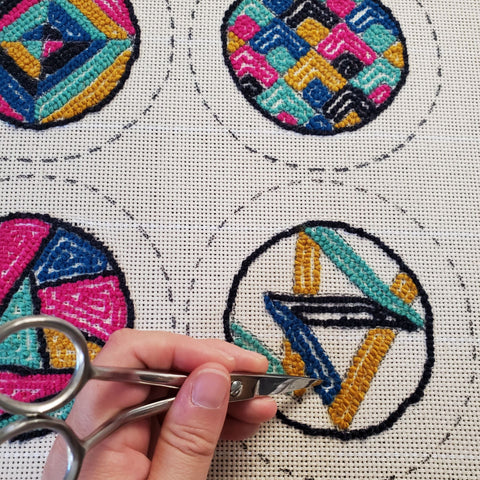 Punch Needle Fall Coasters