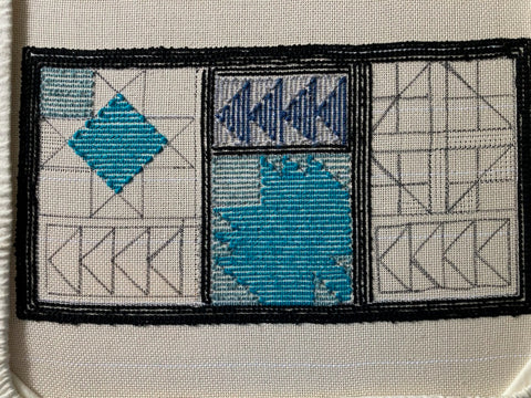 Punch Needle Summer Triptych Final Wrap Up