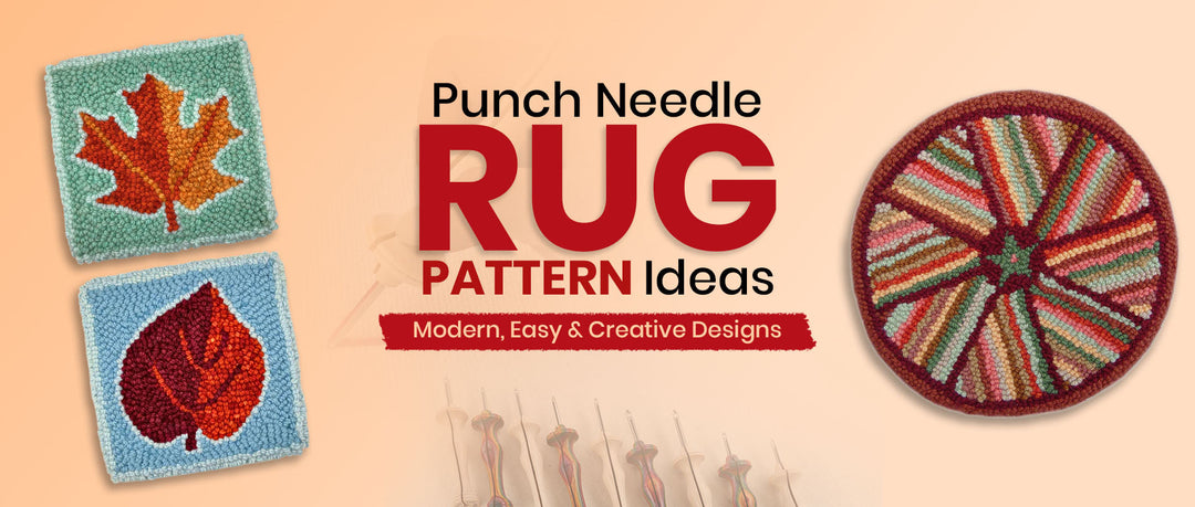Punch Needle Rug Patterns Ideas: Modern, Easy & Creative Designs