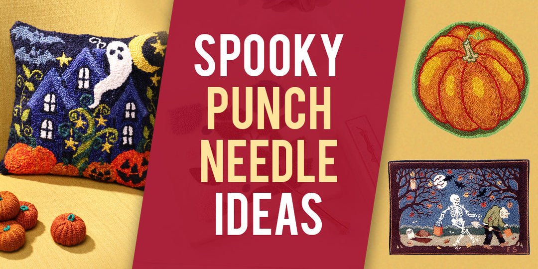 Halloween Punch Needle Ideas for Spooky Home Décor