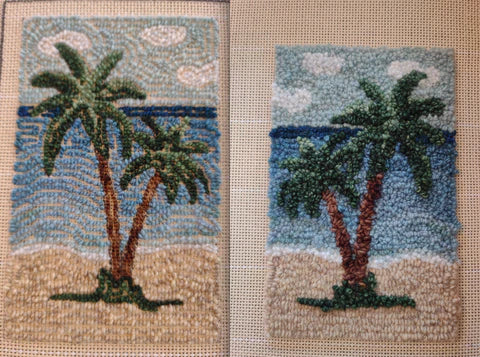 palm trees pattern
