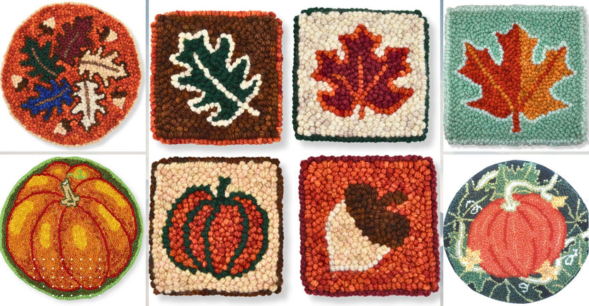 Thanksgiving Punch Needle Patterns to Make This Weekend