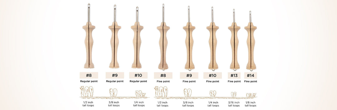 Oxford Punch Needle Sizes Guide