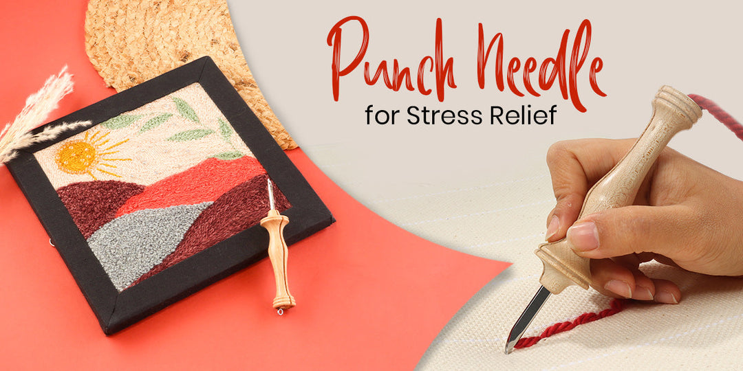Punch Needle Supports Mindfulness and Stress Relief