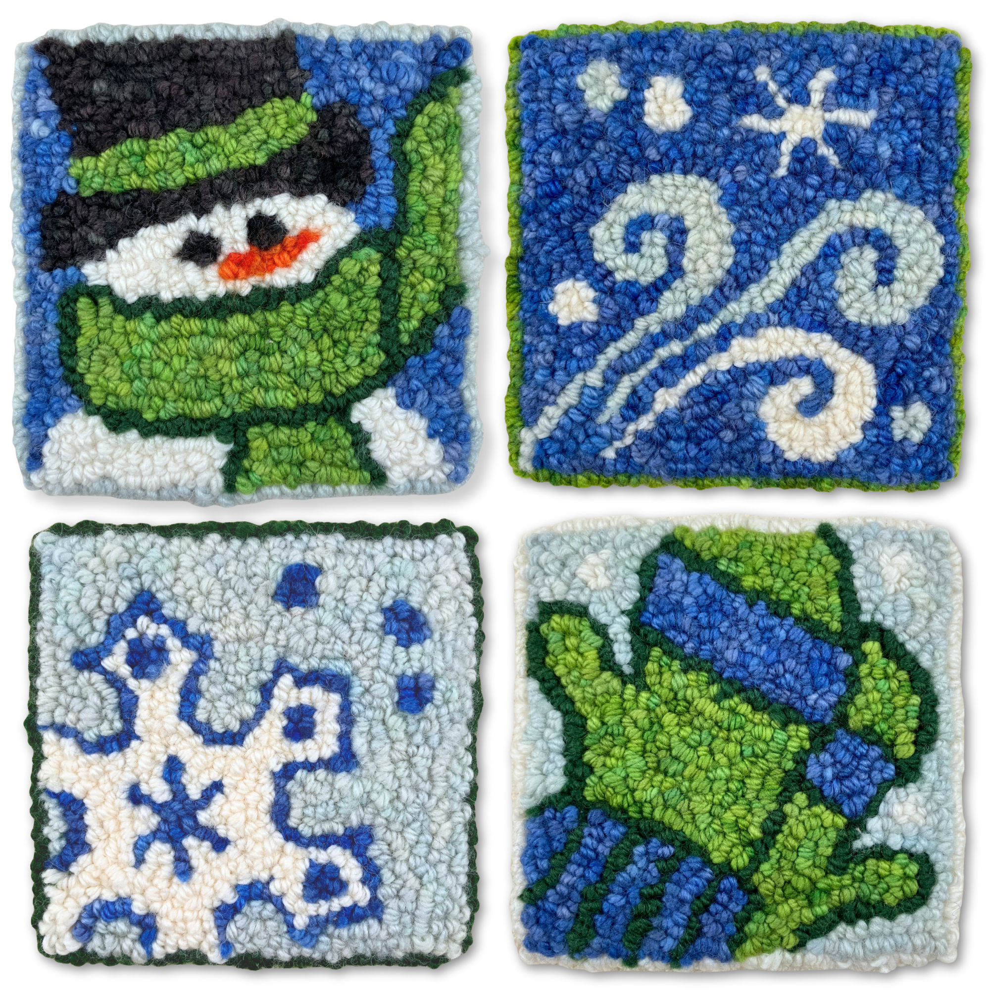Craft Frost Ripe Rug Snow Flurries Mug Rugs Pattern – The Oxford Company