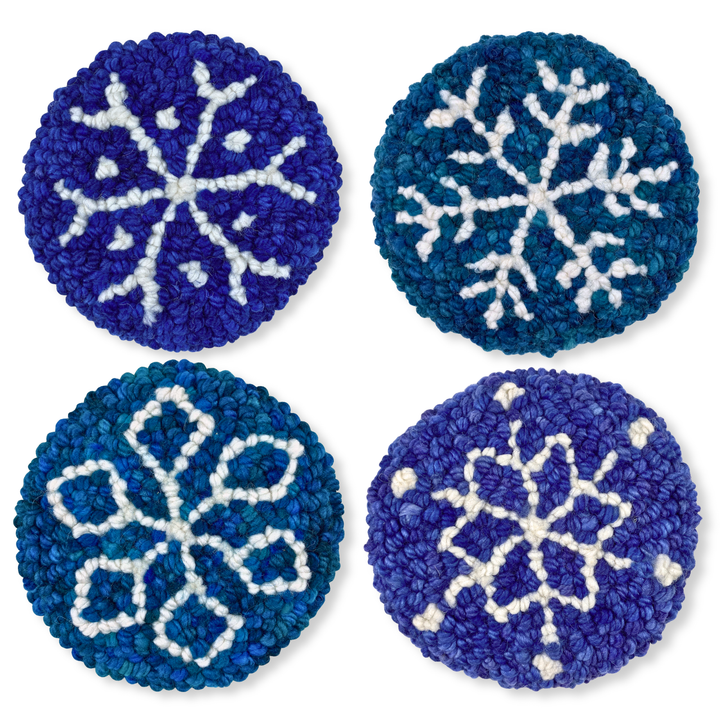Snowflakes Coasters 3.75” Diameter (9.5cm) Digital Download