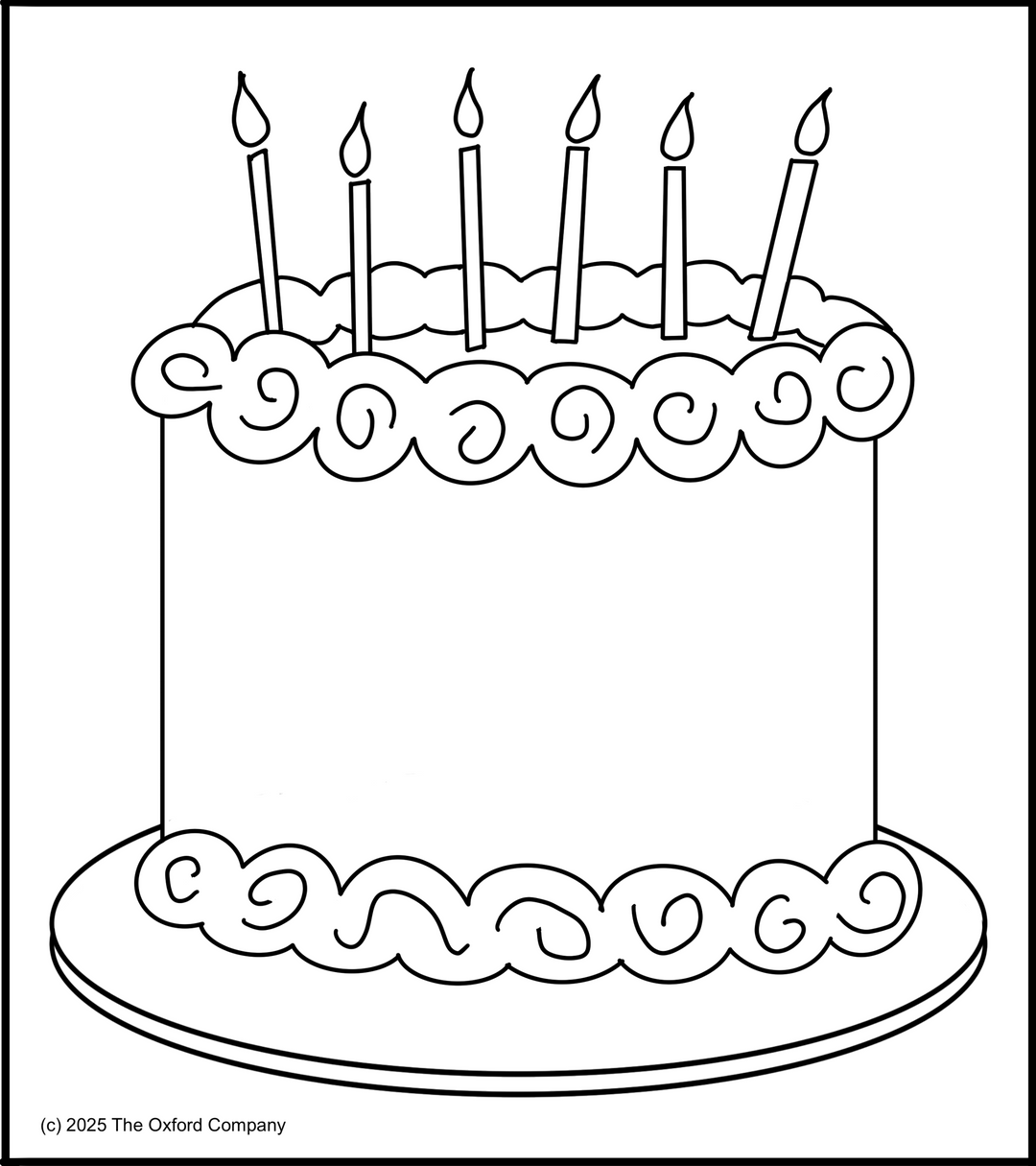 Cake 9.25” x 10” (23.5 x 25.4cm) Digital Download