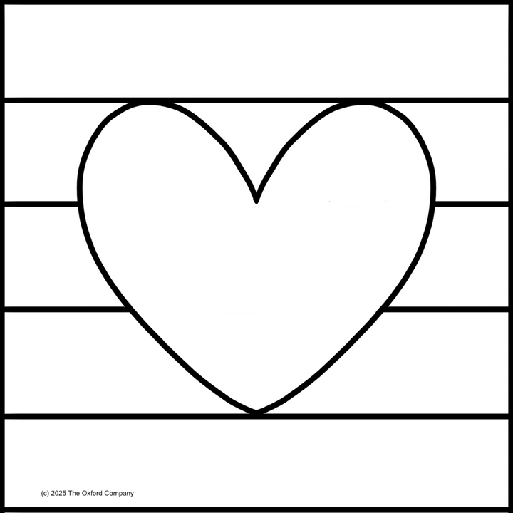 Striped Hearts Mug Rugs (3.75” x 3.75” (9.5 x 9.5cm) Digital Download