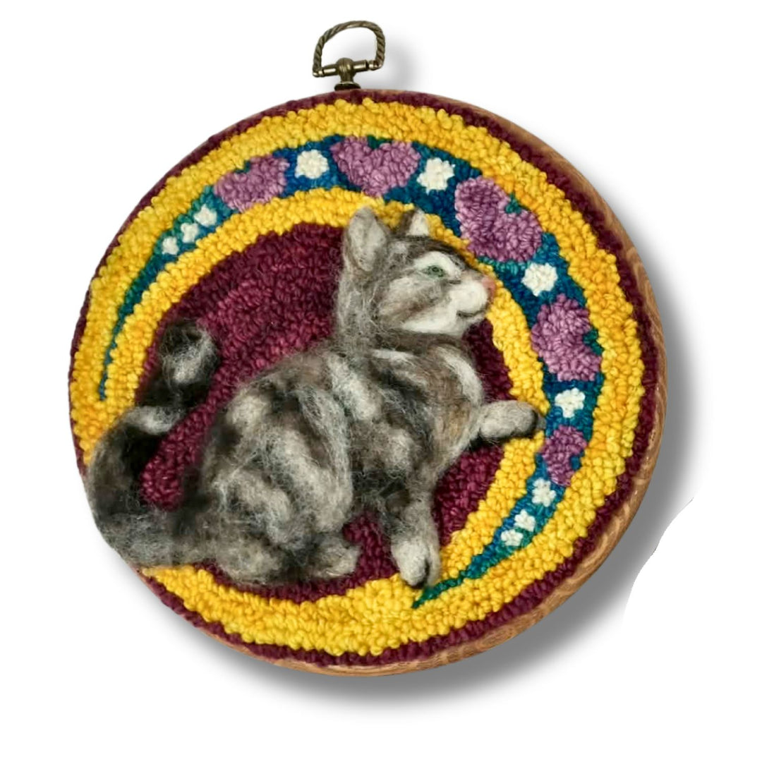 Pet Portraits- Needle Felting and Punch Needle Course
