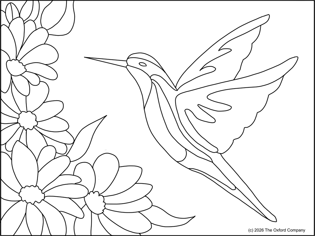 Hummingbird 11.25” x 15” (28.6 x 38.1cm) Digital Download