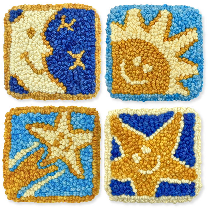 Out of This World Mug Rugs (3.75” x 3.75” (9.5 x 9.5cm) Digital Download