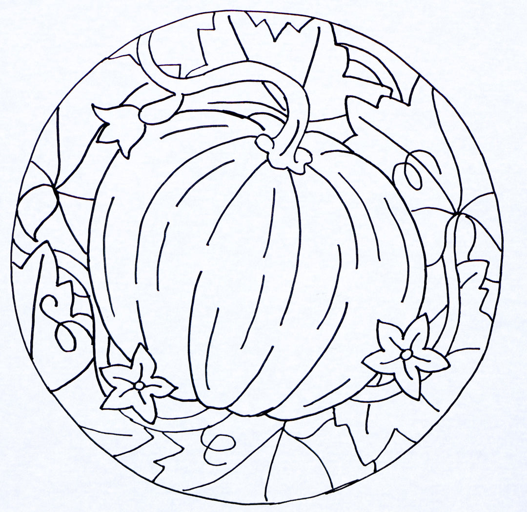 Pumpkin With Vines – 13"