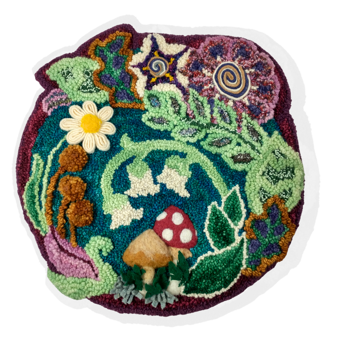 Fairy Garden, Fine Point Punch Needle Course