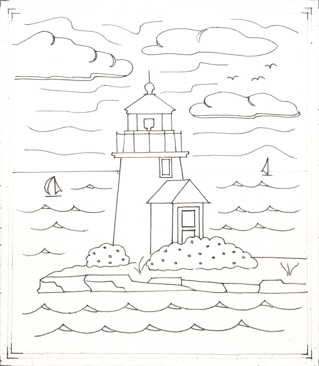 Lighthouse 23" x 26"