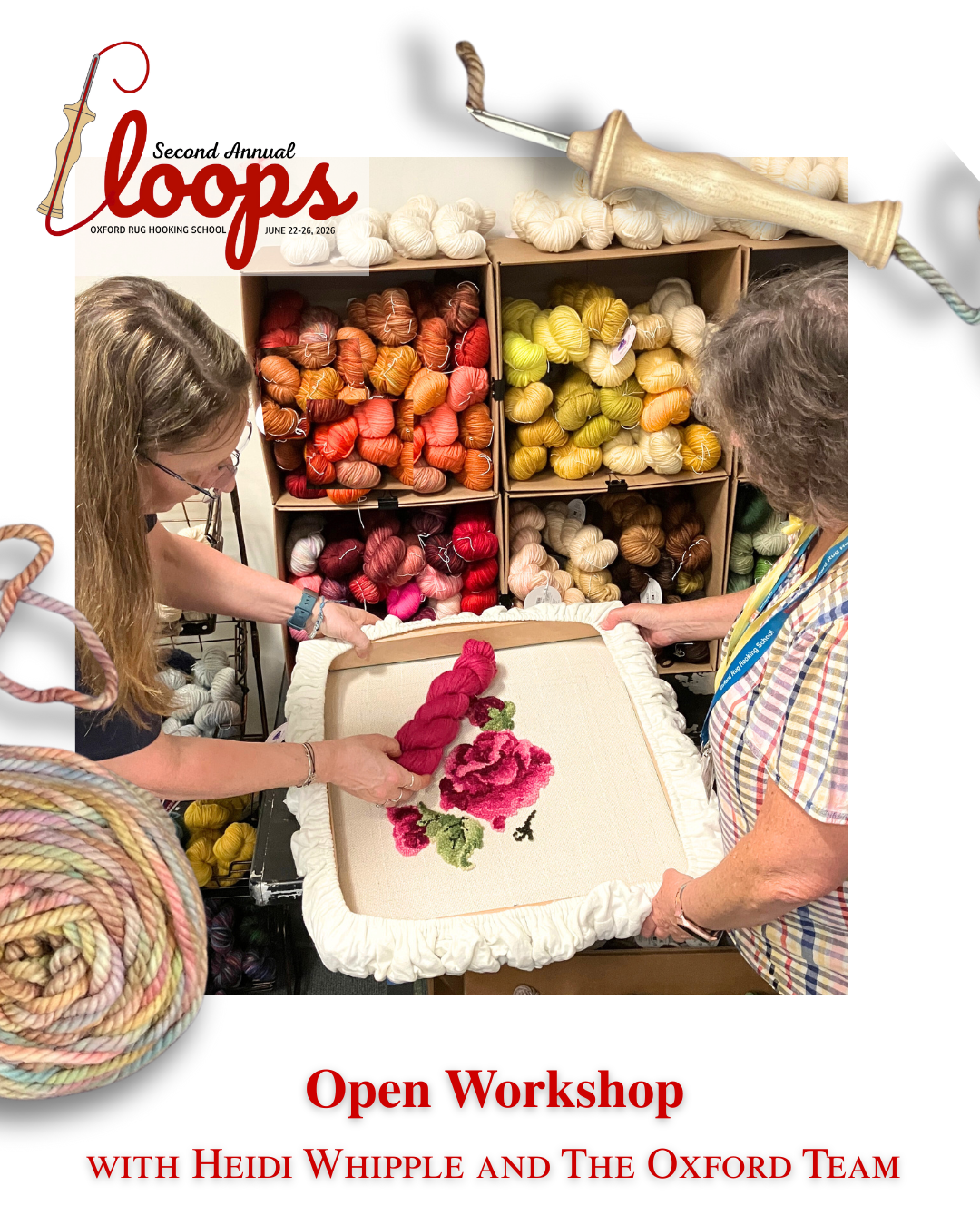 LOOPS Retreat 2026 – Punch Needle Retreat – The Oxford Company