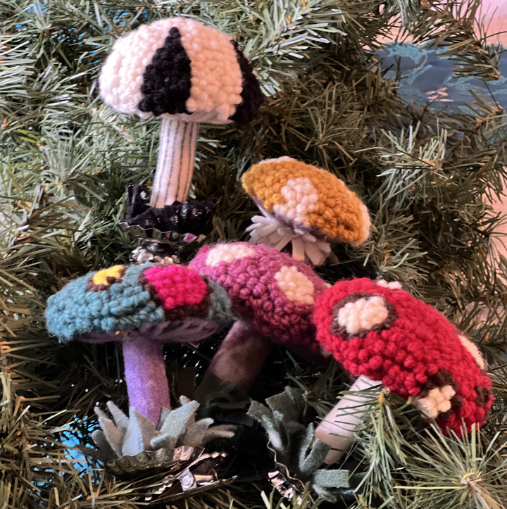 Lucky Mushroom by Una Walker