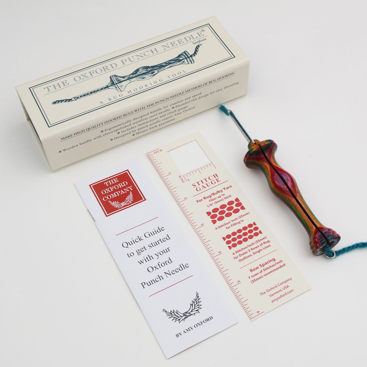 Symfonie Wood Punch Needle Set – Fine Point – The Oxford Company