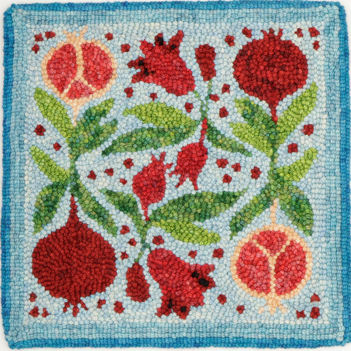 Pomegranate Splash 14” x 14” (35.6 x 35.6cm) Digital Download