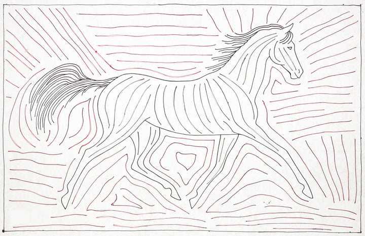 Small Horse 25" x 37" (63.5 × 93.98cm)