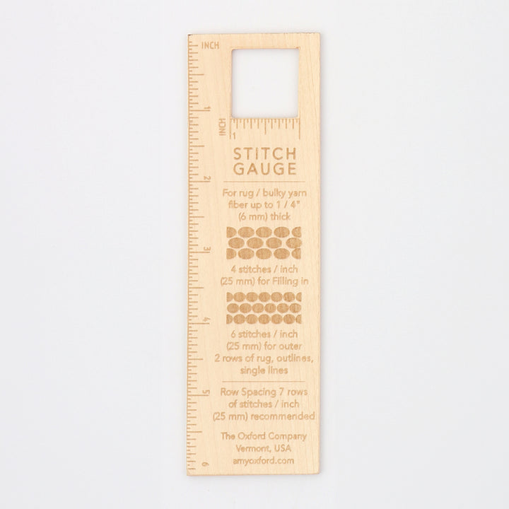 Oxford Wooden Stitch Gauge