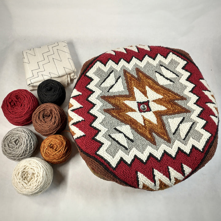 Geometric Biscornu by Laura Berlage