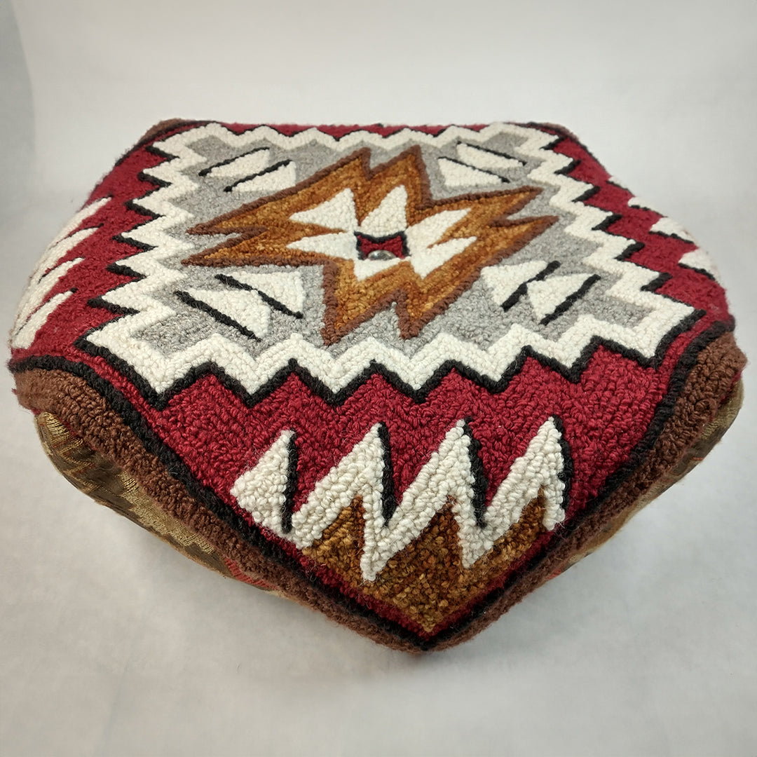 Geometric Biscornu by Laura Berlage
