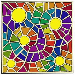 Abstract Mosaic 12" x 12"