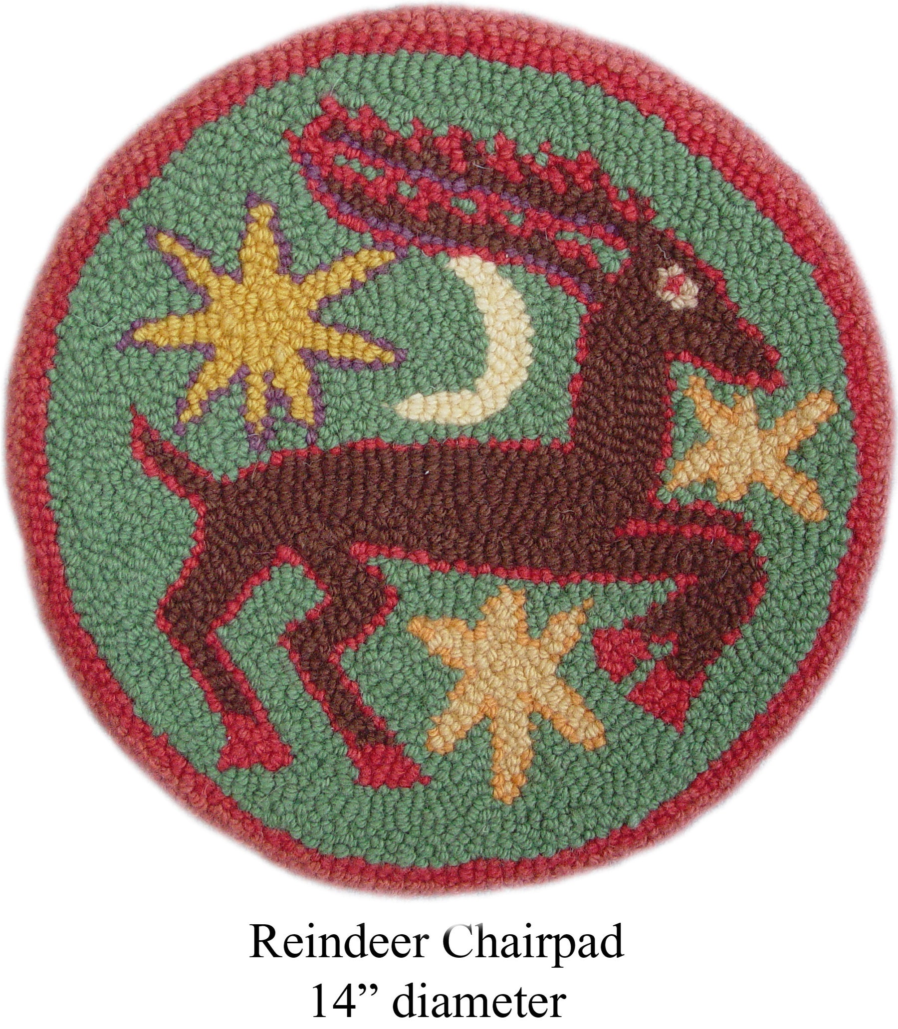 Reindeer Chairpad punch needle pattern