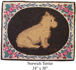 Norwich Terrier 24" x 30"