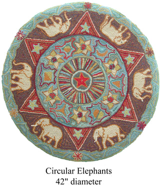 Circular Elephants 42"