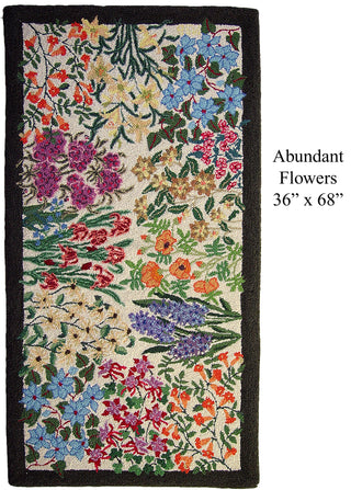 Abundant Flowers 36" x 68"