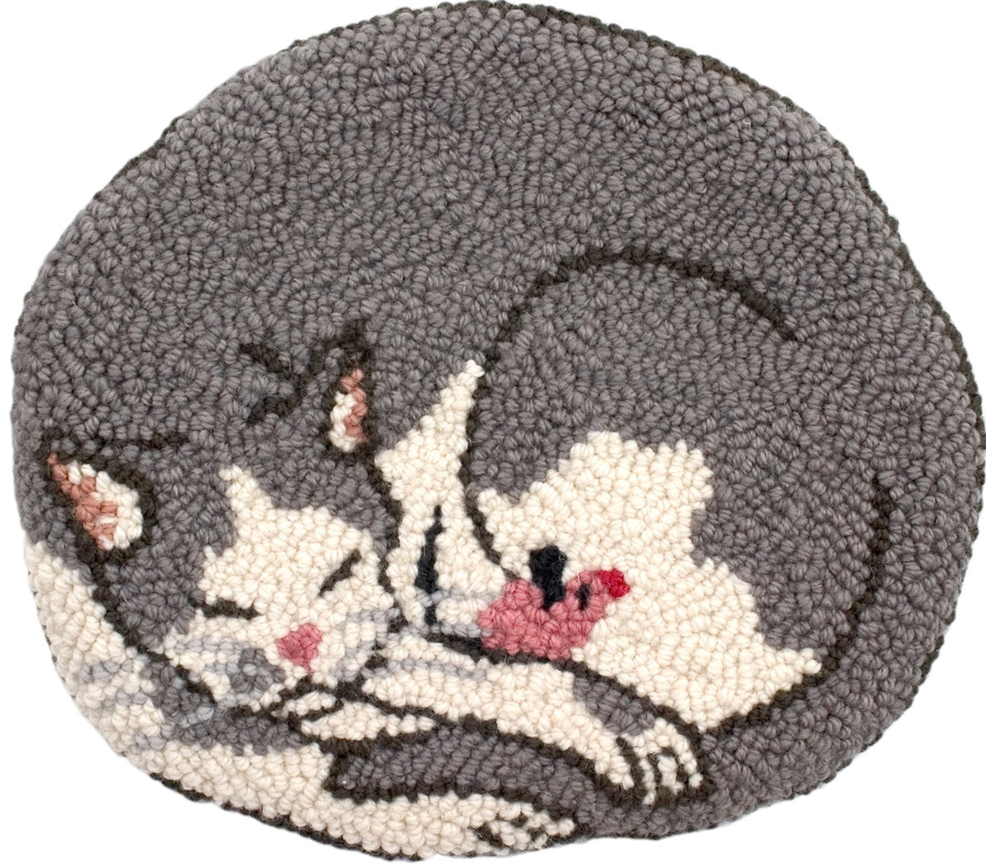 Gray and White Cat Design