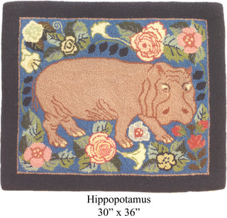 Hippopotamus 30" x 36"