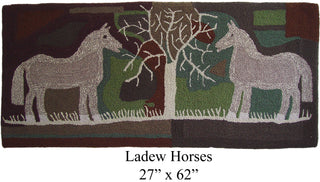 Ladew Horses 27" x 62"